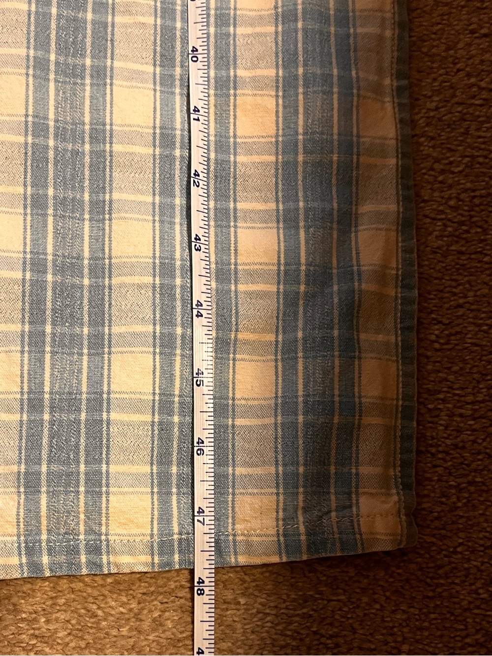 Y2K cottagecore plaid cotton jumper dress - Picture 3 of 3